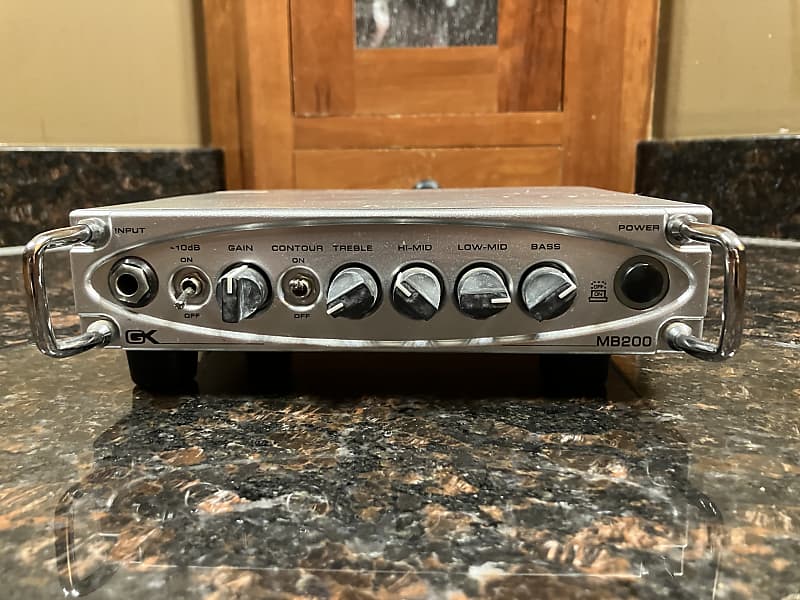 Gallien-Krueger MB200 200W Bass Head 2010s - Silver | Reverb