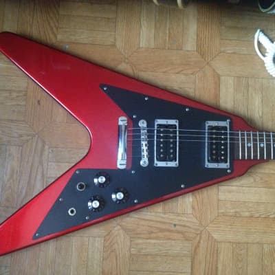 80's 1983 Greco Flying V FV 600 Japan ULTRA RARE color | Reverb
