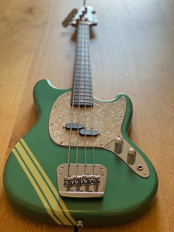 Fender Competition Mustang Bass '69 Vintage Reissue MB-SD/CO Ocean  Turquoise, Japan CIJ 2006