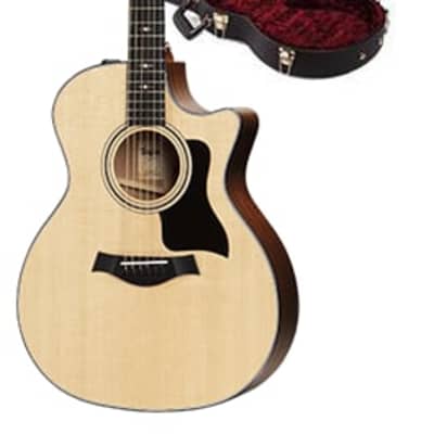 Taylor 300 Series 314ce Model Grand Auditorium Cutaway Acoustic Guitar w/ Taylor Deluxe Brown Hardshell Case image 1