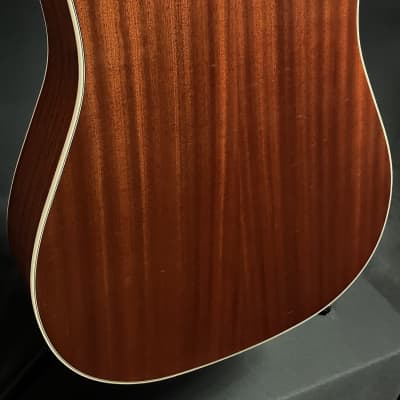 Epiphone 'Inspired by Gibson' Hummingbird Acoustic-Electric Guitar Aged Cherry Sunburst image 11