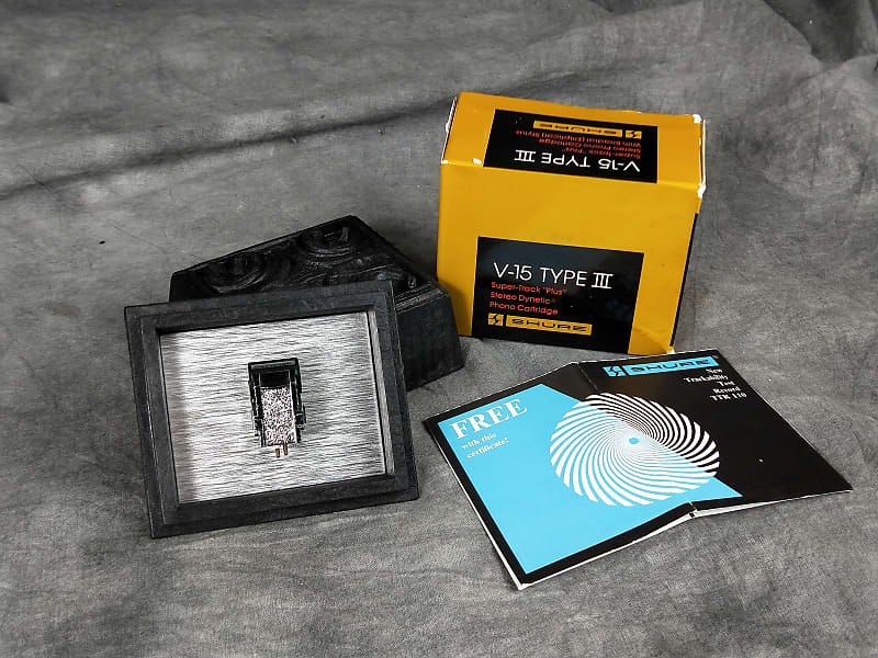 Shure V15 TYPE III Cartridge & Super Track Plus Stylus With