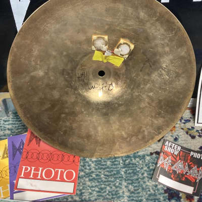 Rick Allen's Def Leppard, Autographed Zildjian-Hart 13" Dyno-Beat Hi Hat Trigger Cymbal PLUS Tour Artifacts. (#4004) ! image 10