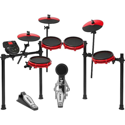 Alesis Nitro Mesh Special Edition RED 8 Piece Electronic DrumSet Red image 1