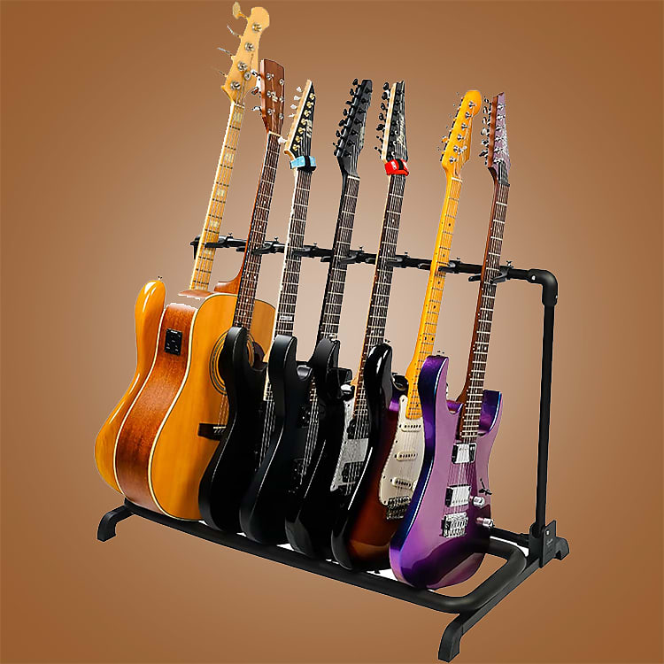 Multi Guitar Rack Stand Foldable Universal Display Rack | Reverb