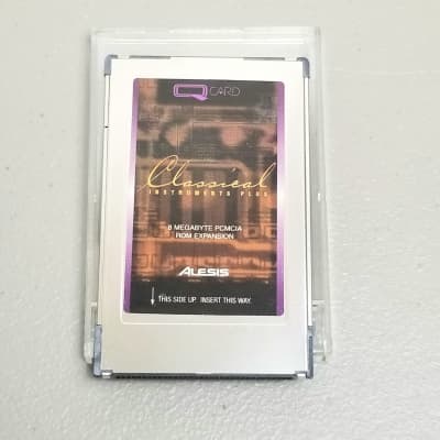 Alesis "Classical Instruments Plus" Q Card for Quadrasynth/QS/QSR Keyboard/Module series