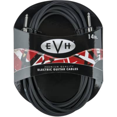 EVH Premium 14' ft. Guitar and Instrument Cable, Black for sale