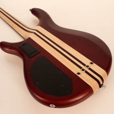 Cort A4 Plus FMMH OPN Artisan Series Figured Maple/Mahogany 4-String Bass 2020s - Open Pore Natural image 5