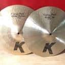 Zildjian 14" K Custom Dark Hi-Hat Cymbals (Pair) 2010s Traditional