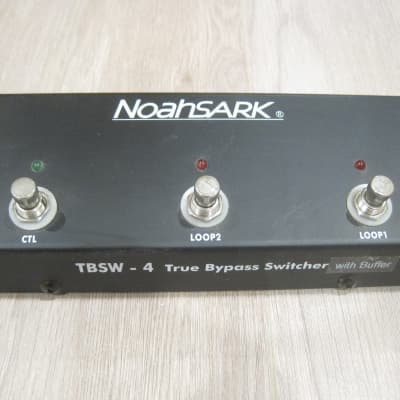 Noah's Ark NoahsArk TBSW-4 True Bypass Switcher Loop FootSwitch Pedal Foot Switch for sale