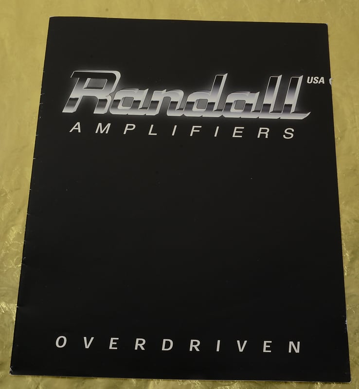 Randall USA Amplifiers Overdriven Y2K Catalog For Metalheads! Reverb