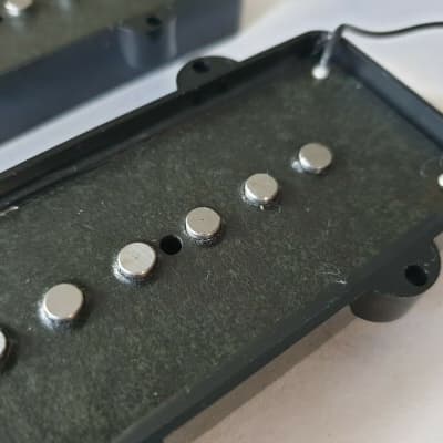 Jazzmaster set Alnico neck + bridge pickups black fits Fender image 4