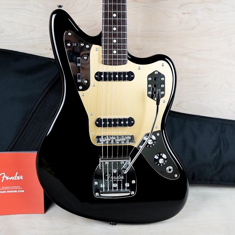Fender / ISHIBASHI FSR MIJ トラディショナル60JM 2024 Fender Traditional II 60s Jaguar Black w/ Gold Guard