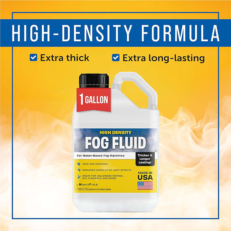 HighDensity Fog Machine Fluid Great for Indoor and Outdoor Reverb