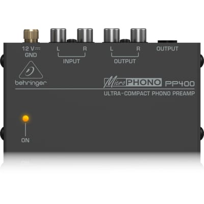 Behringer MicroPhono PP400 Ultra-Compact Phono Preamp image 2