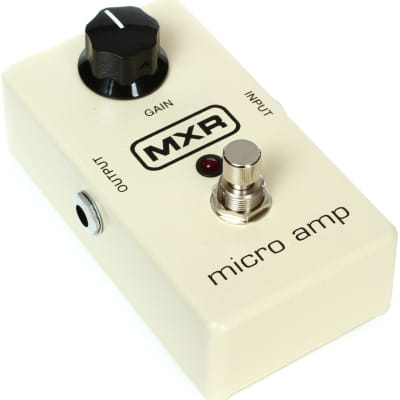MXR M133 Micro Amp Gain/Boost Effects Pedal with Cables image 5