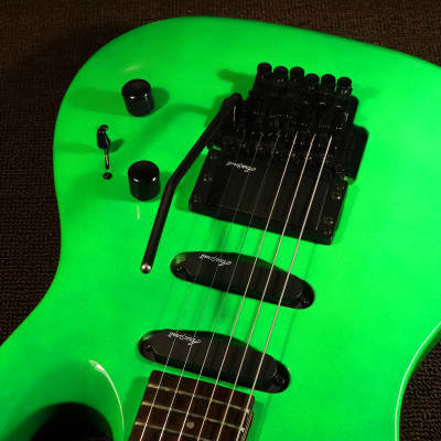 Aria Pro II Magna MA-480 Early 90s - Fluorescent Green | Reverb