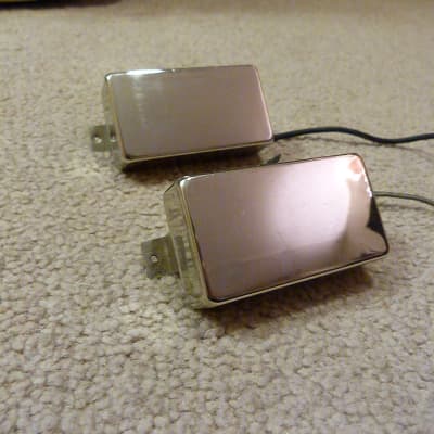 Rare Find WB Will Boggs Pickups Firewater Bridge and Neck Humbucker Set Chrome image 2