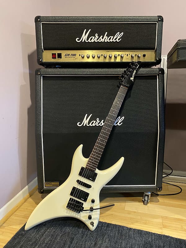 SUPER RARE 1985 Ibanez AX48 Axstar Guitar, White!