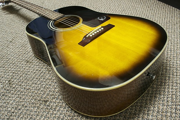Epiphone AJ 15 VS Acoustic Guitar Vintage Sunburst | Reverb