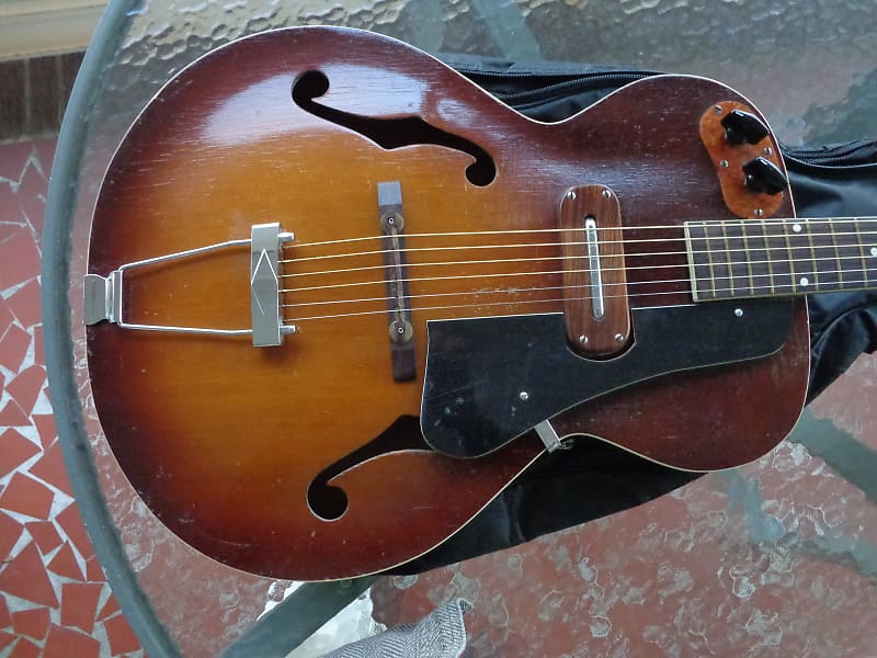 Kay K150 Acoustic Electric Archtop - 1951 Blues Guitar - Thin Twin Pickup image 1