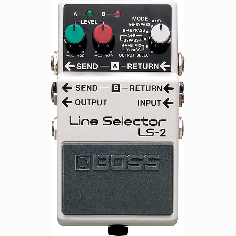 BOSS LS-2 Line Selector Loop & Power Supply Pedal for Amplifier / Effect Routing image 1