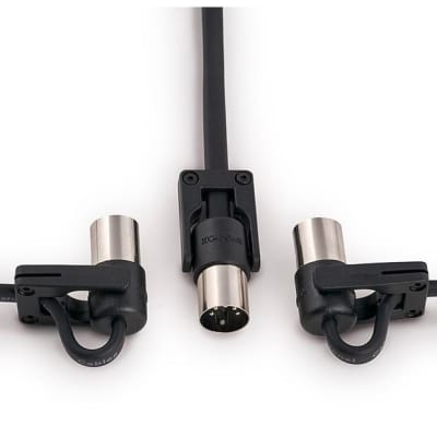 RockBoard Flax Plug FlatPatch Modular Midi Cable 11.81" (30 cm) image 3