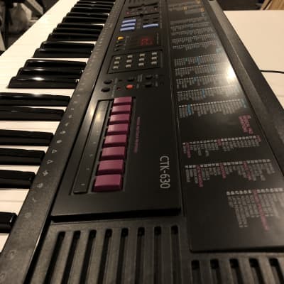 Vintage Casio CTK-630 1990's Keyboard w/ Touch Response Pads
