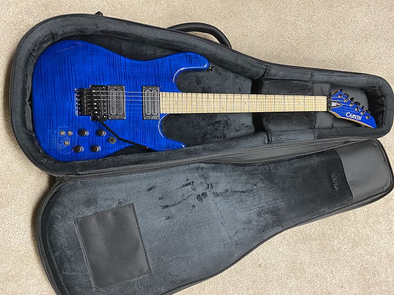 Carvin JB200C - Jason Becker Sapphire Blue with Kiesel | Reverb