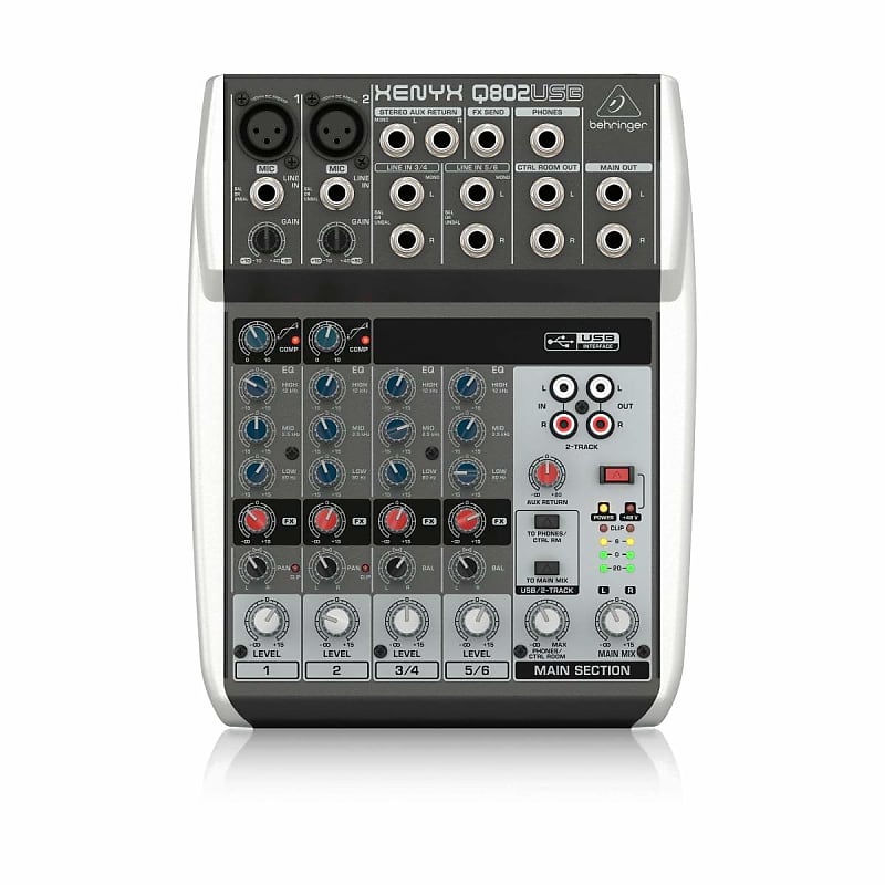 Behringer XENYX Q802USB Mixer