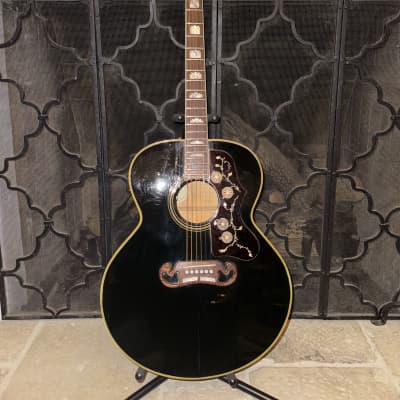 Malcolm McDowell’s Gibson J-200 1986 - Factory Black image 2