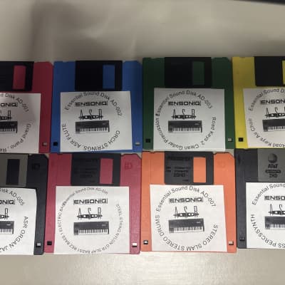 Ensoniq ASR-10 Essential Sound Disk Library ( 8 Disks)