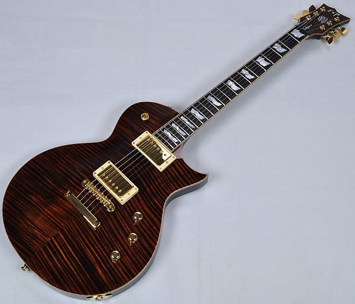 ESP Eclipse 40th Anniversary Guitar in Tiger Eye Finish image 1