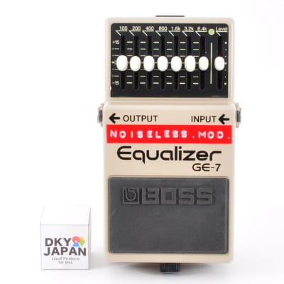 Boss GE-7 Modified Noiseless Equalizer PSA Guitar Effects Pedal Used From  Japan #MP58475 | Reverb France