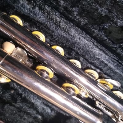 Yamaha YFL225N Flute, Japan, Nickel-plated, Very Good Condition. image 2