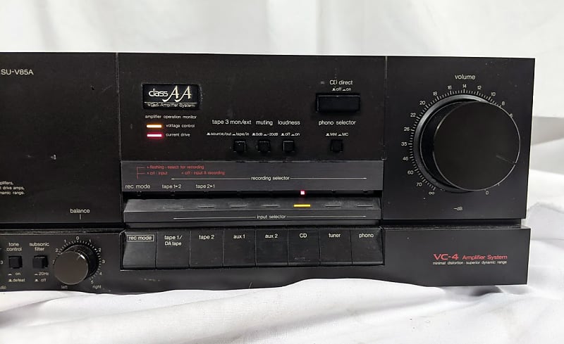 Technics SU-V85A High-End Class AA Integrated Amplifier - | Reverb