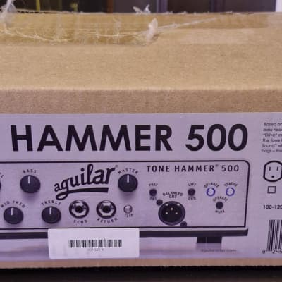 Aguilar Tone Hammer 500 Super Light 500-Watt Bass Amp Head 2011 - 2019 - Aluminum image 6