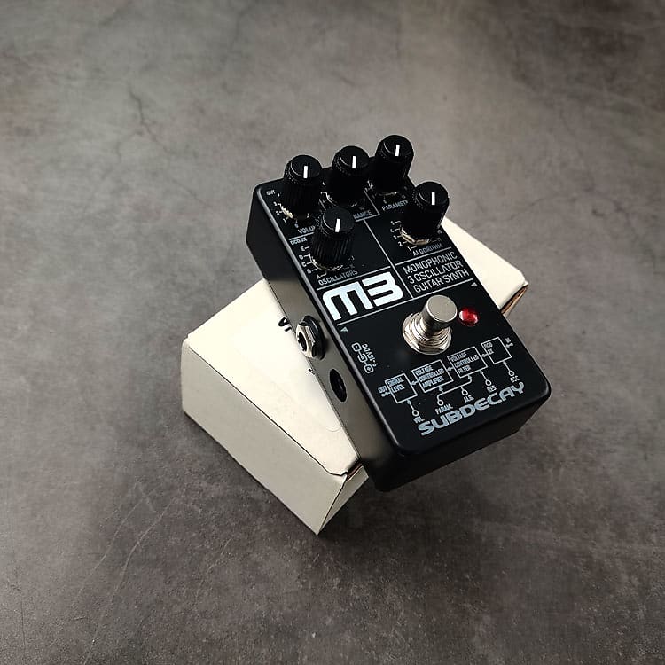 Subdecay M3 Monophonic 3 Oscillator Guitar Synth - Black | Reverb