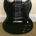 Gibson 2018 SG Standard Ebony w Dirty Fingers pup and hardshell case