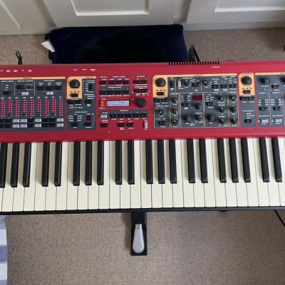 Nord Stage 2 EX HP76 Hammer Action Portable 76-Key Digital Piano 2015 - 2016 - Red