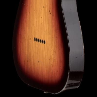 Fender Custom Shop 1958 Telecaster Journeyman Relic - Wide-Fade Chocolate 3-Color Sunburst #73008 image 8