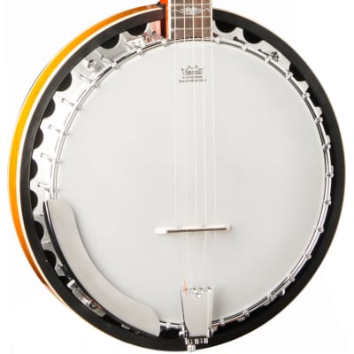 Washburn B10 Americana Series 5-String Resonator Banjo, Gloss Sunburst image 4