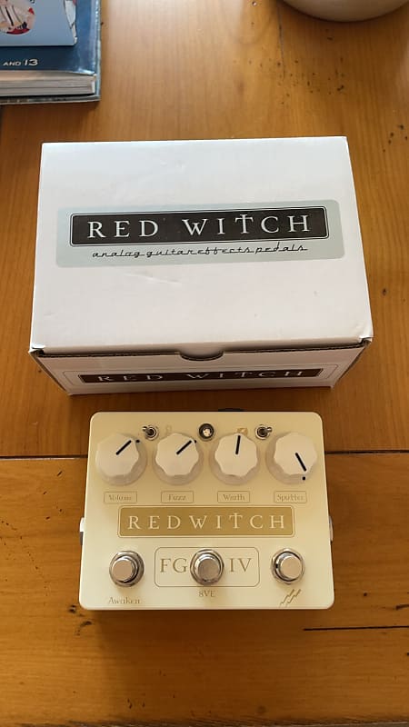 Red Witch Fuzz God IV 2020 - Present - White | Reverb Australia