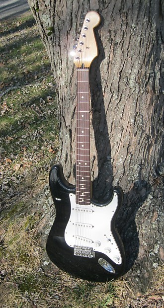 Very Rare Fender Stratocaster  Black FN serial Export USA image 1