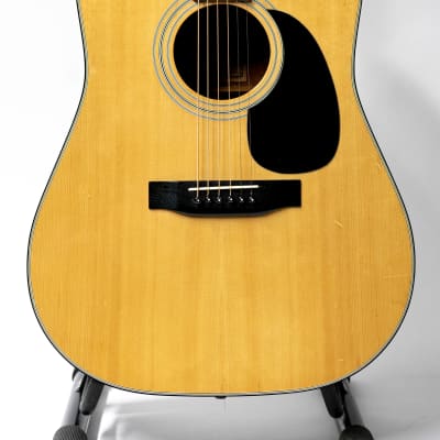 Vintage Morris W-15 Acoustic Guitar with Hardshell Case - Natural image 2