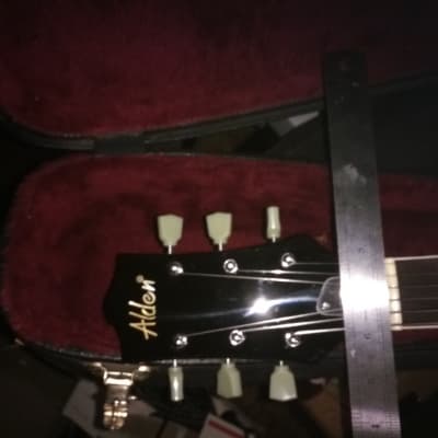 Alden   Archtop  Guitar with p90 pickup in tobacco sunburst image 11