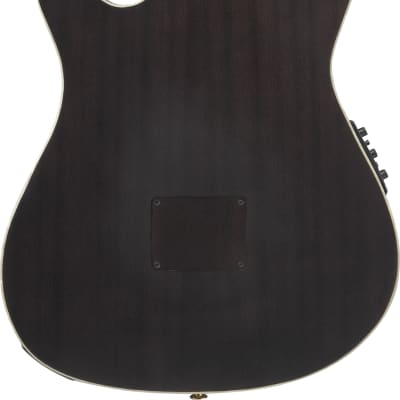 Ibanez TOD10N-TKF Signature Guitar Tim Henson Nylon String Transparent Black Flat image 14