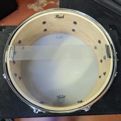 Like New! Pearl Export 5 1/2 X 14" Blue Sparkle Snare Drum - Looks Fantastic! - Sounds Really Good! image 7