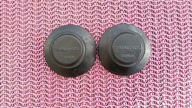 Vintage Pair Realistic Rubber Retainer Holder Caps for Reel to Reel Tape  Recorder