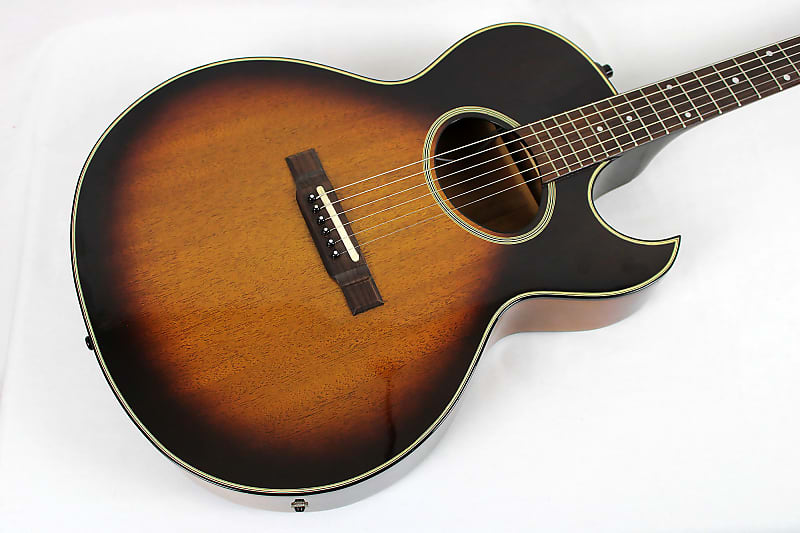 Washburn Woodstock Acoustic-Electric Guitar - Vintage Burst | Reverb